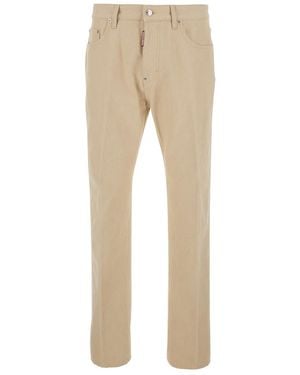 DSquared² Mid Rise Jeans - Natural