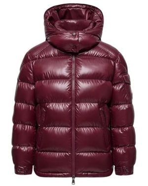 Moncler Quilted Hood Jacket - Purple