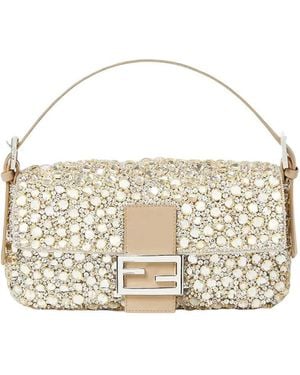 Fendi Baguette Medium Shoulder Bag - Metallic