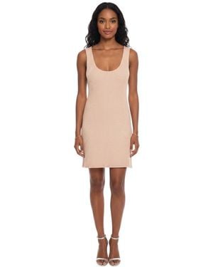 Bottega Veneta Light Knitted Scoop Neck Dress - Natural