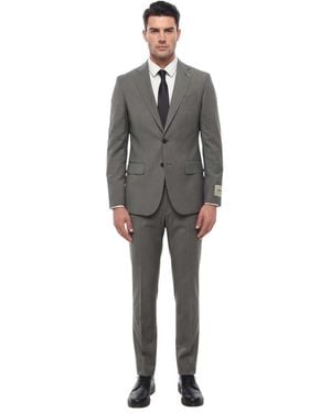 Corneliani Notched Lapel Suit - Gray