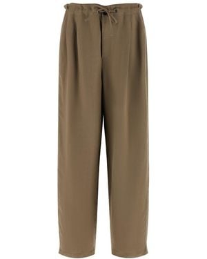 Brunello Cucinelli Relaxed Drawstring Pants - Natural