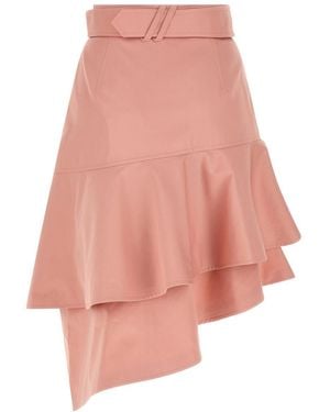 Burberry Flared Mini Skirt - Pink