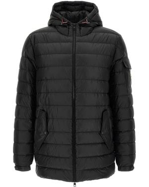 Moncler Quilted Hood Jacket - Black