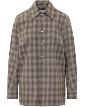 The Seafarer Regular Plaid Shirt - Grey