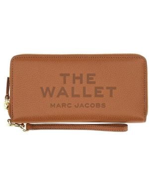 Marc Jacobs Continental Logo Wallet - Brown