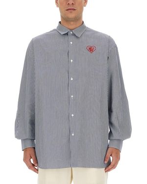 FAMILY FIRST Light Stripes Shirt - Grey
