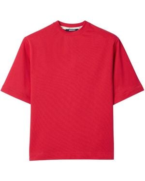 Jacquemus Crew Neck T-Shirt - Red