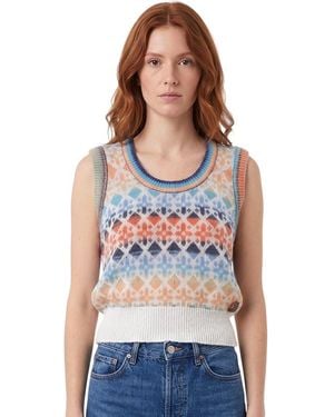 DSquared² Printed Round Neck Sweater - White