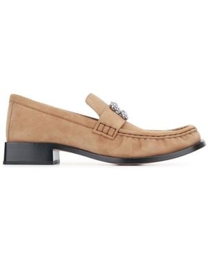Roger Vivier Embellished Loafers - Brown