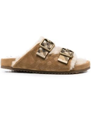 Burberry Checks Collection Sandals - Brown