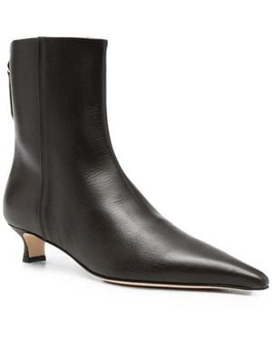 Aeyde Leather Zoe Boots - Brown