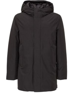 Woolrich Solid Hood Jacket - Black