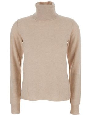 Max Mara Turtle Neck Sweater - Natural
