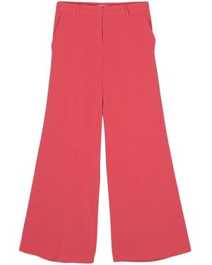Alberto Biani Flared Flat Front Pant - Pink