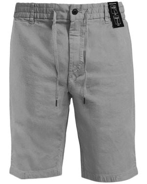 BOSS Solid Chino Shorts - Gray