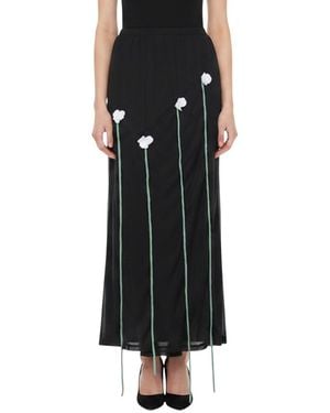 Moschino Floral Maxi Skirt - Black