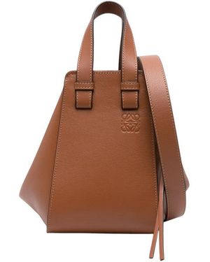 Loewe Compact Hammock Mini Satchel - Brown