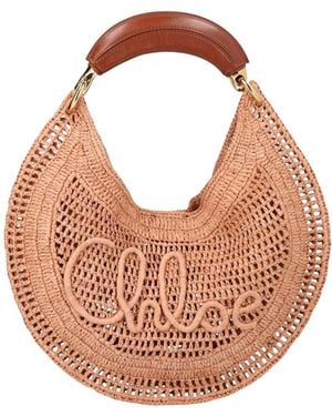 Chloé Light Summer Banana Large Hobo - Brown