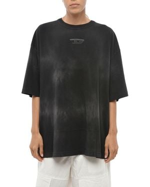DIESEL Logo Crew Neck T-Shirt - Black