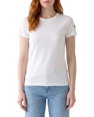 Moncler Logo Crew Neck T-Shirt - White