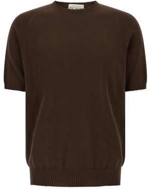 Ma'ry'ya Cotton Sweater - Brown