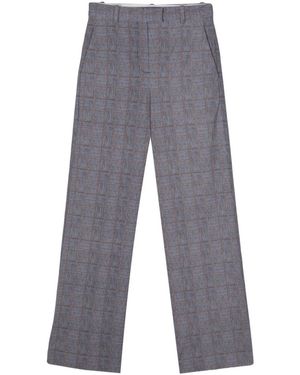 Circolo 1901 Prince of Wales Masculine Pants - Gray