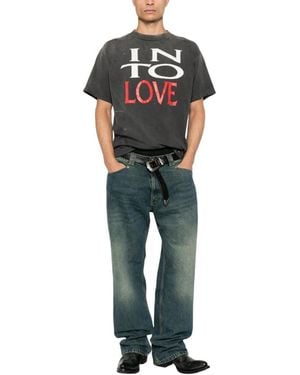 SAINT Mxxxxxx Graphic Print T-Shirt - Blue