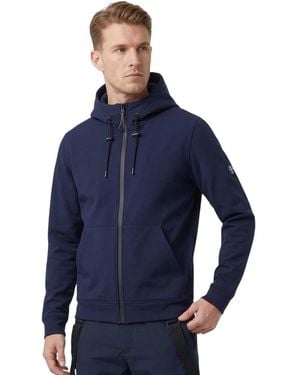 Yves Salomon Hooded Jacket - Blue