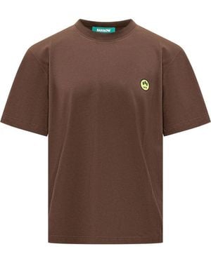 Barrow Crew Neck T-Shirt - Brown