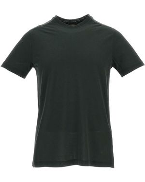 Zanone Solid Crew Neck T-Shirt - Green
