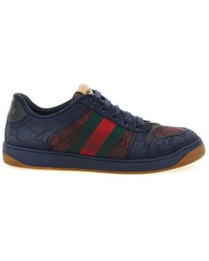 Gucci Logo Sneakers - Blue