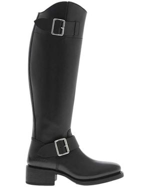 DSquared² Leather Boots - Black