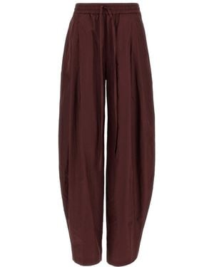 ANDAMANE Taffeta Pants - Purple