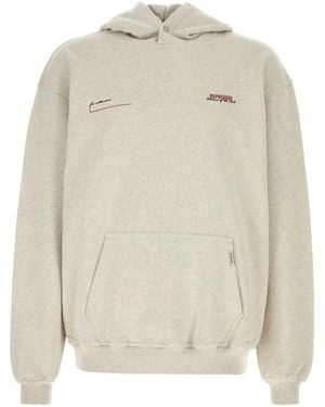 Represent Light Logo Hoodie - White