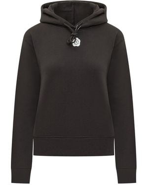 KENZO Logo Hood Sweatshirt - Black