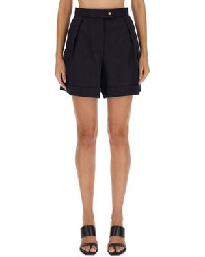 McQueen Solid Shorts - Blue