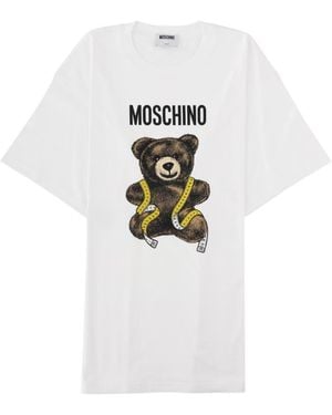Moschino Graphic Crew Neck T-Shirt - White