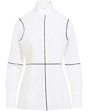 MM6 by Maison Martin Margiela Paneled Shirt - White
