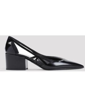 Prada Leather Pumps - Black