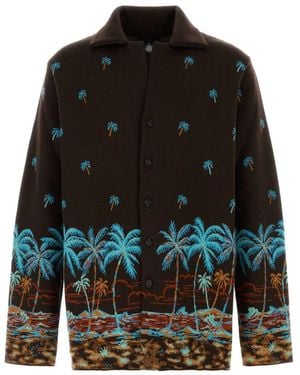 Alanui The Tale Of Hawaiian Shirt - Black