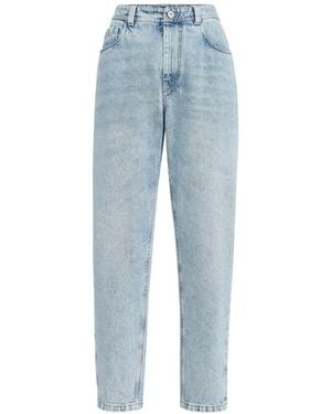 Brunello Cucinelli Tapered High Rise Jeans - Blue