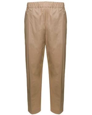 Laneus Loose Elasticated Pants - Natural