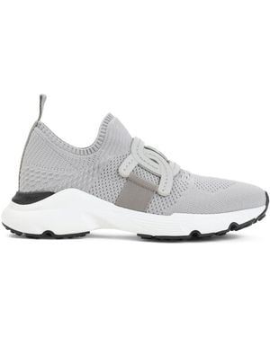 Tod's Kate Technical Fabric Sneakers - White