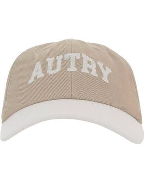 Autry Logo Baseball Cap - Natural