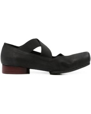Uma Wang Leather Ballet Flats - Black