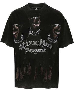 Represent Crew Neck T-Shirt - Black