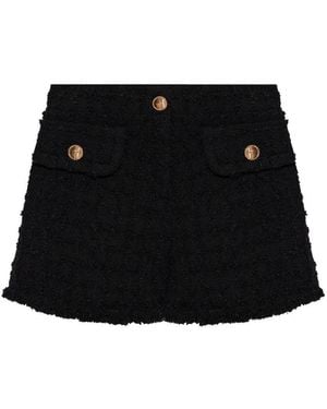 Versace Tweed Shorts - Black