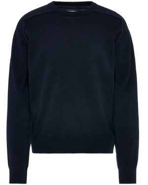 Maison Margiela Crew Neck Sweater - Blue