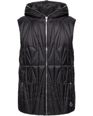 Moncler Geocamo Flight Gilet - Black